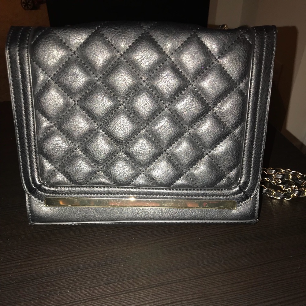 Black and Gold Crossbody